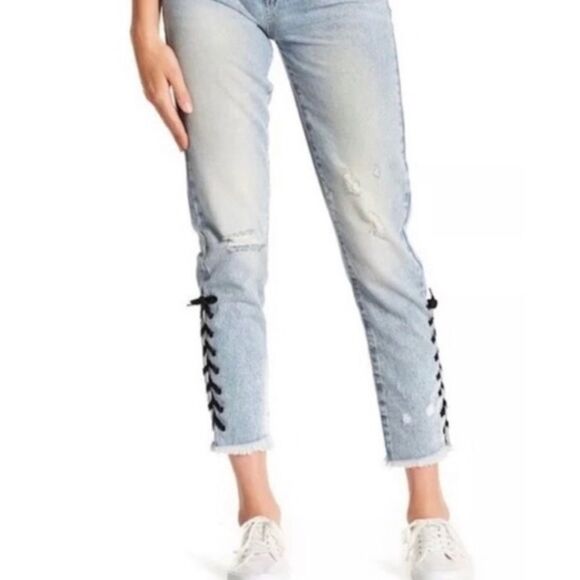 NWT BlankNYC‎ High Rise Ankle Straight Jeans - Picture 3 of 3